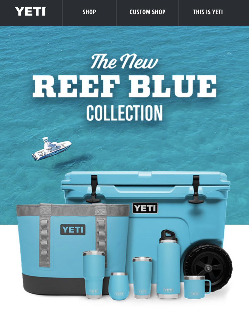 oneofsevenproj's tweet photo. Have you seen the new Reef Blue coolers by @YETICoolers? https://t.co/JYJc05UjsQ Get yours here #buildforthewild #yeti #coolers https://t.co/FedUGs1YNJ