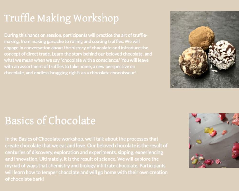 laughinggullcho's tweet photo. We still have some space in our workshops this weekend!  Sign up here: https://t.co/5vYkbcEfk2
#workshops #whattodoinroc #learntomakechocolate #chocolatemakers #trufflemaking #temperingskills #eventsinrochesterny #visitrochester https://t.co/sF8e7vUihM
