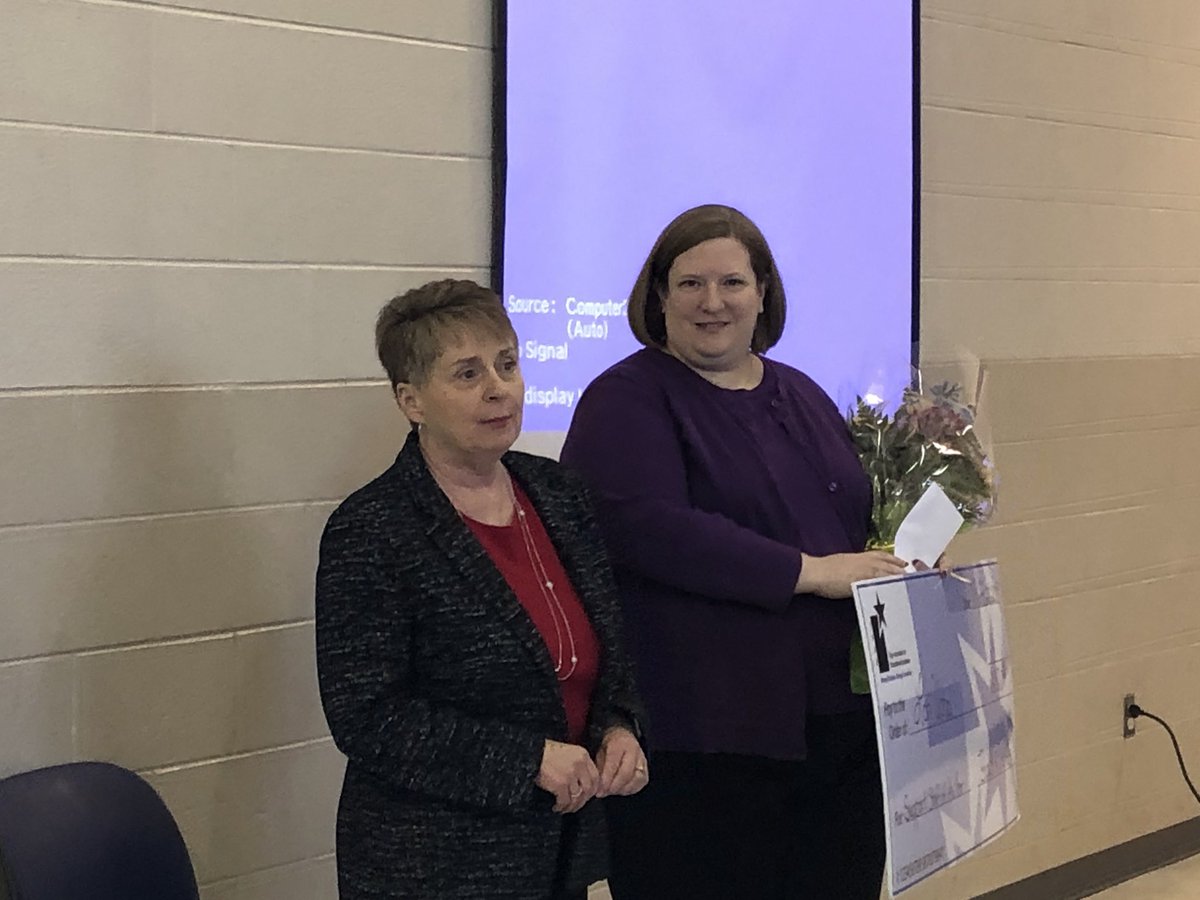 Congratulations to Lori Uchwal name 2019 Outstanding Support Staff Employee of the Year! Glad to be able to surprise Lori in front of the staff and students of <a href="/troycollege/">TroyCollege&CareerHS</a> and Lori’s many supporters #OneTROY