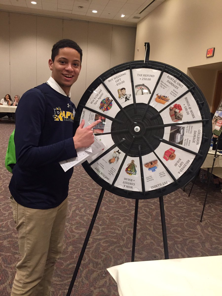GoHeadMrsWendel's tweet photo. “I’m gonna be broke!” 😂 Students learned the cost of living from finance professionals at #realityfair #DeSales #eeacs https://t.co/RWlvQttf0l