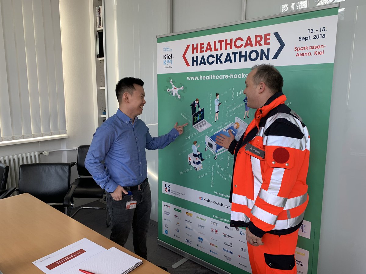 healthhackmainz's tweet image. Hey ! Wir haben natürlich auch wieder ein Notfalllmedizinteam an Bord beim @healthhackmainz und @hlthhack - dabei sind auch #iRun @MSrettet und ein Team aus dem #kit - was sind eure Ideen?