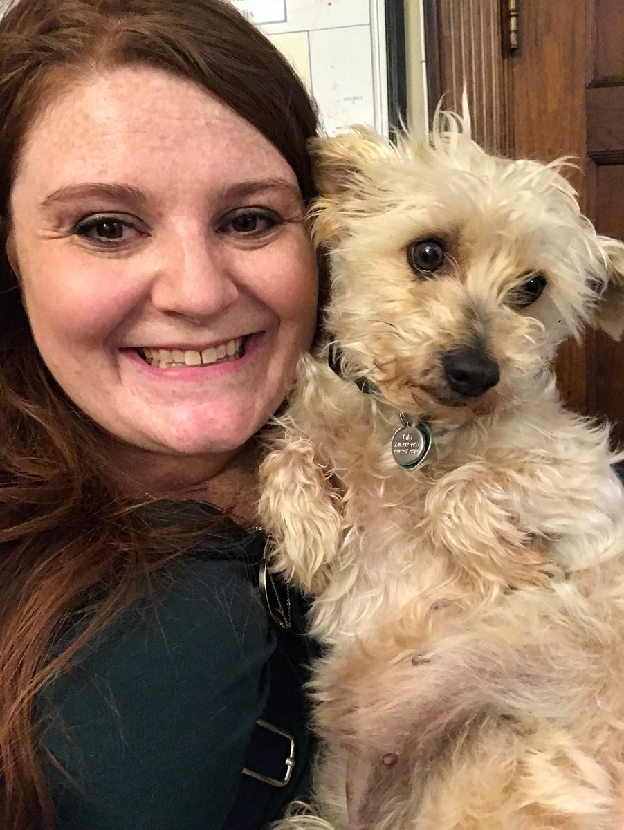 Chelsea37078931's tweet photo. @kmciltr1 And the governors dog! #OrgLead19 #JHUSON https://t.co/DqEmYuSBj0