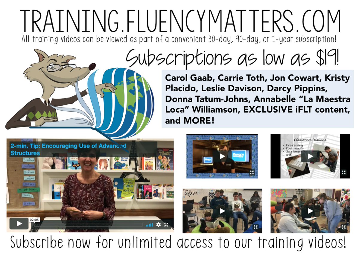 FluencyMatters's tweet photo. Do you need a little encouragement or direction when it comes to teaching your intermediate classes? Levels 3 and up are unique! For a limited time only, Fluency Matters is offering Darcy Pippins' webinar "AP from the Ground Up" for FREE! https://t.co/nWBZEu8i7L