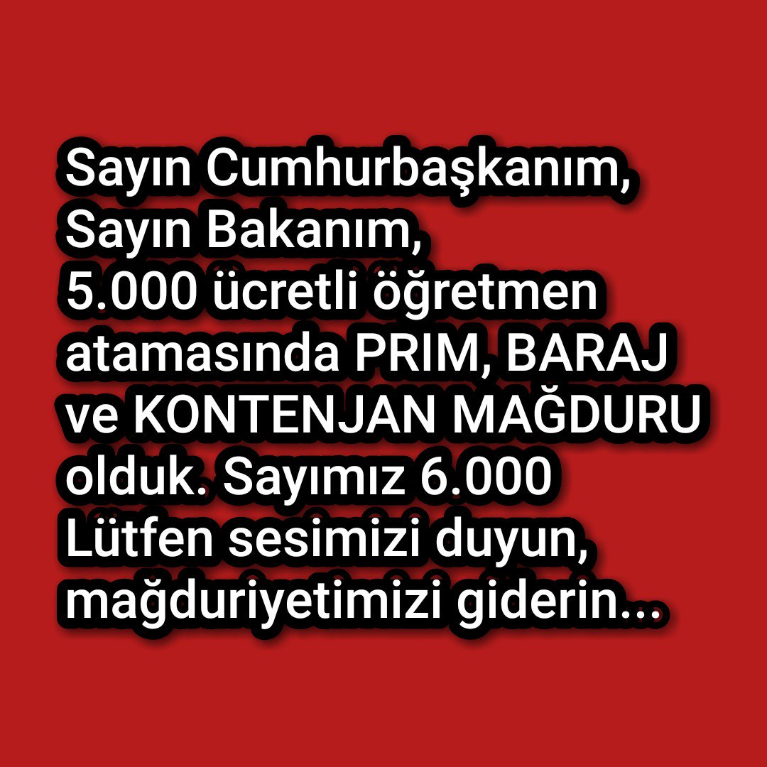 TubaMut99751053's tweet photo. #Reis6binUEcretlOEğrtmnMağdur https://t.co/NhXrYUgOO8