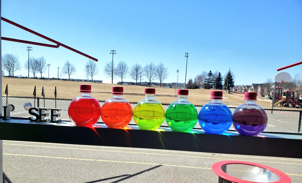 nlpsFDK's tweet photo. A collaborative rainbow suncatcher on display in our classroom window to help usher in the Spring! 
❤🧡💛💚💙💜 #springhassprung #fdk #experientiallearning https://t.co/5uQ8DPe3Av