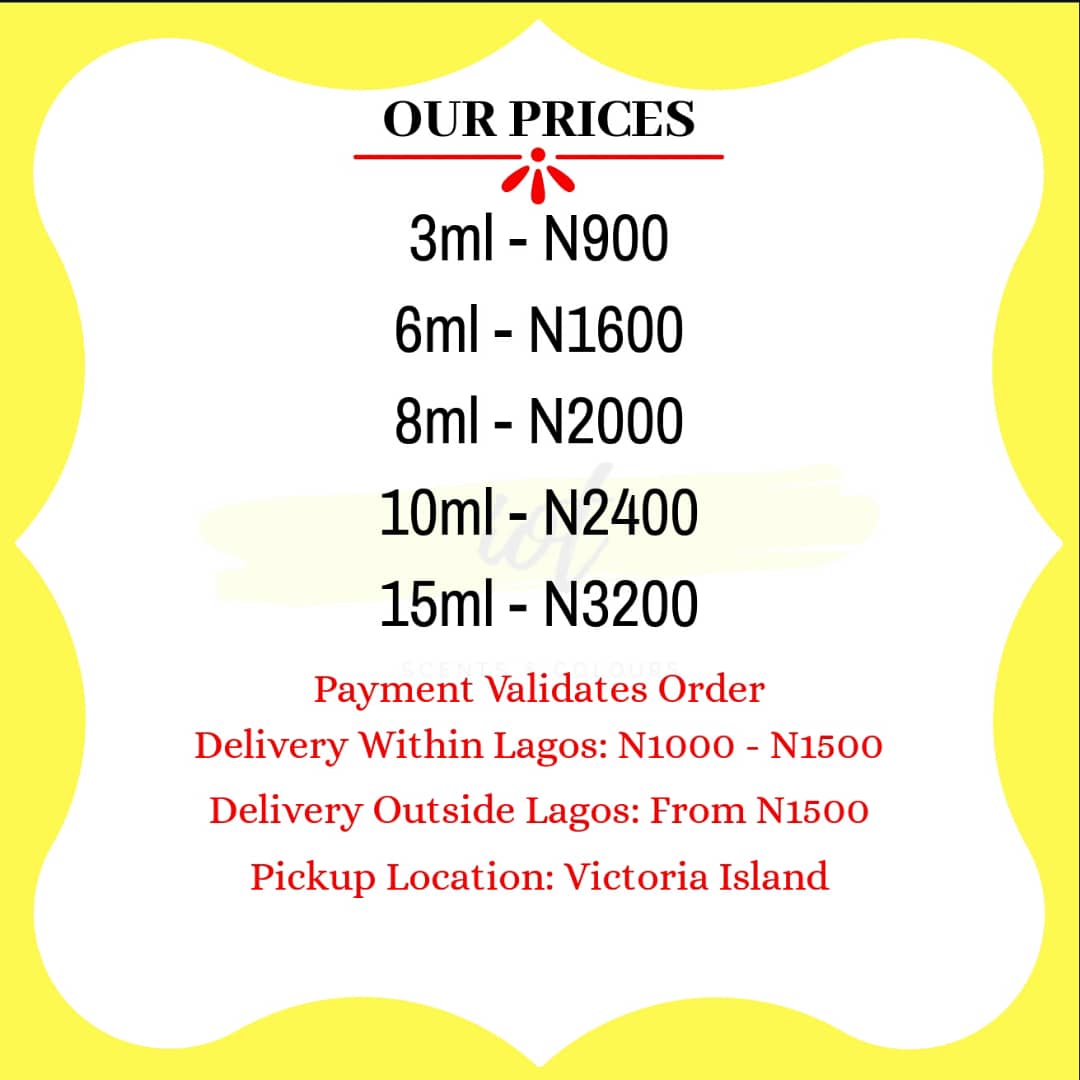 IOT_SandC's tweet photo. Hello Everyone! IOT scents and colours is officially open for business! 

Get your unisex and top notch perfume oils at very affordable prices😇

We guarantee you amazingly gooooood fragrances that would last all day!

Send a DM for more info

Kindly RT 🙏 https://t.co/KRXULQqfWI