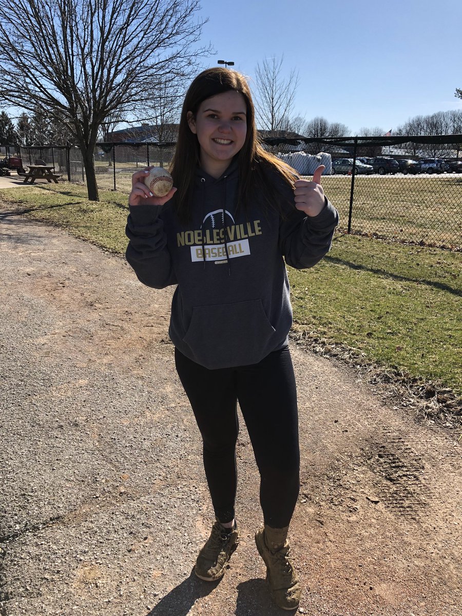millermanagers's tweet photo. ANYTHING for a foul ball...and @chloegilbert22 really does mean ANYTHING! (Peep, the shoes) #millermanagers https://t.co/YLF4TkTN90