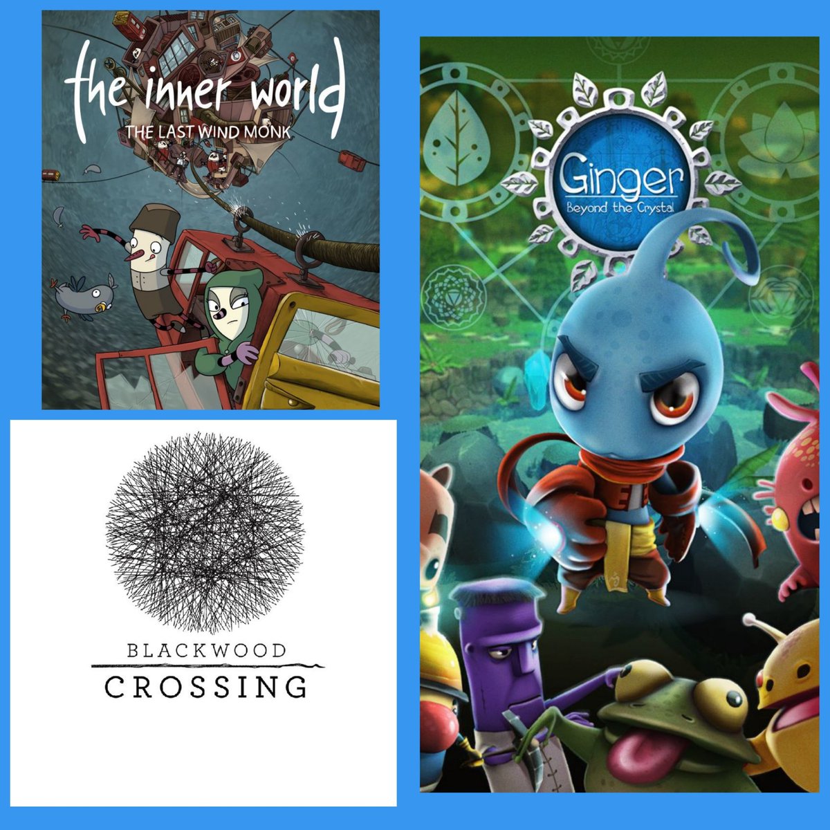 Player2Reviews's tweet photo. Today we look at some of @KingsOfDispair's favorite reviews! Read them below and join us in our week long celebration! #P2R4Ever
The Inner World:
https://t.co/DYpvxrXfaN
Ginger Beyond the Crystal
https://t.co/zbI31bULM4
Blackwood Crossing:
https://t.co/0YNaWb8j4w https://t.co/SYtr3izn2e