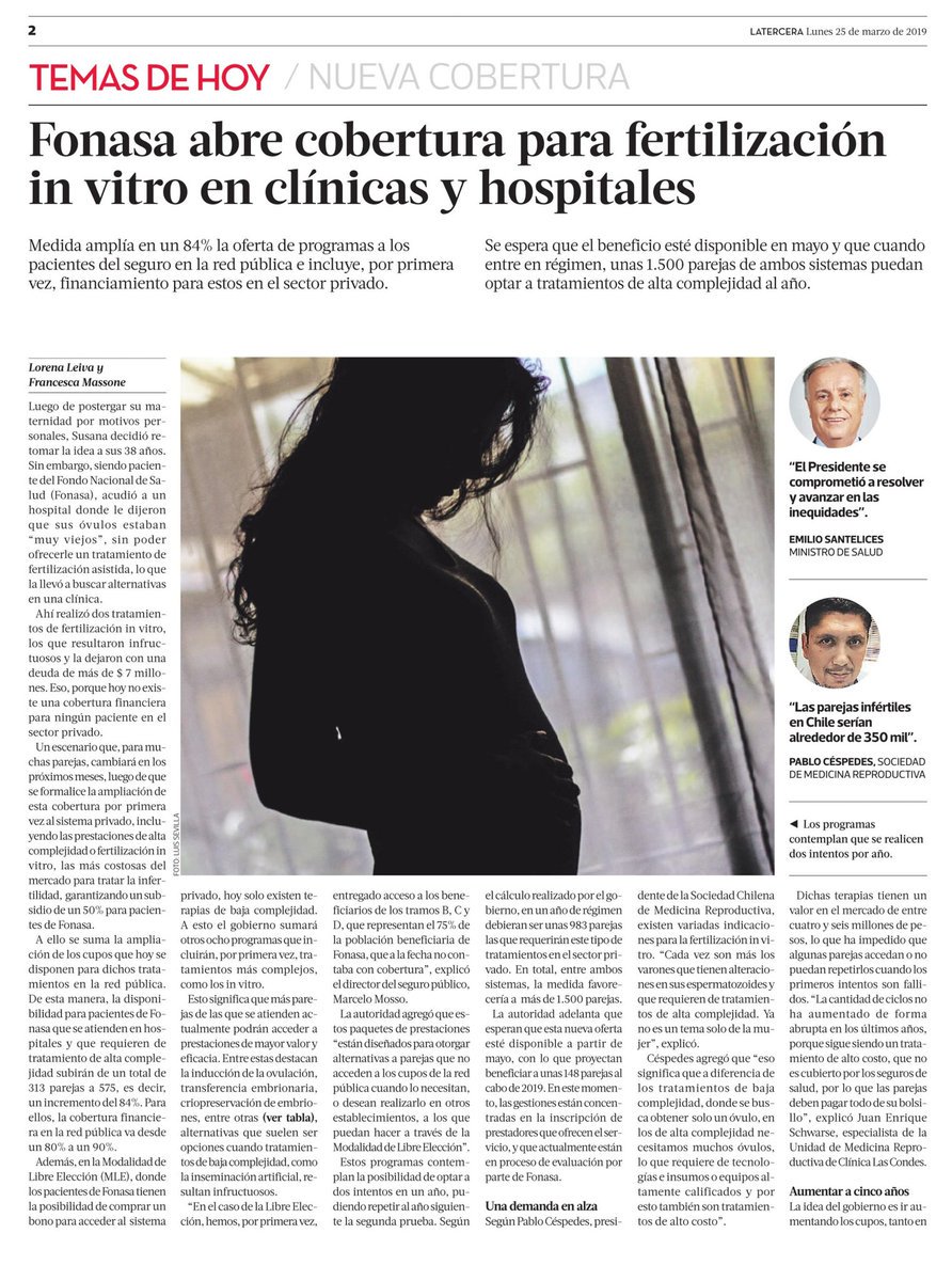 KarlaEnAccion's tweet image. Cerca del 14% d las parejas chilenas tienen problemas d fertilidad, y el 8% necesitará de técnicas complejas si quieren ser padres. Feliz x anuncio d Pdte @sebastianpinera d avances en el acceso/cobertura d este diagnóstico, algo x lo q luché como parlamentaria junto a @QSP_Chile