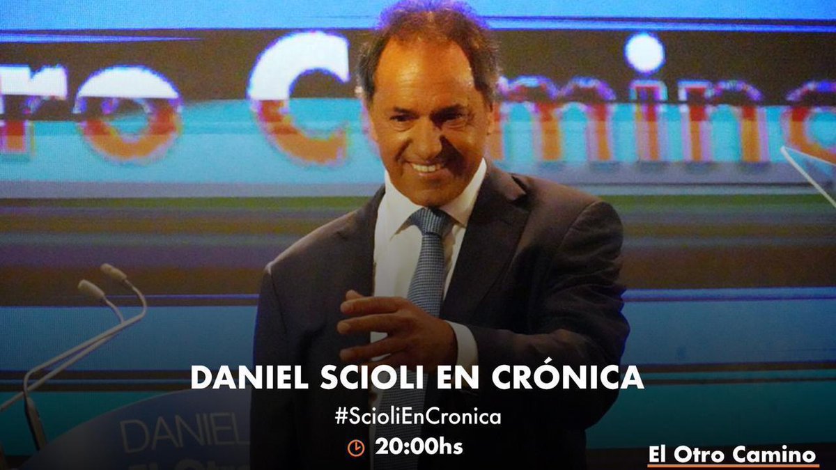 apablomendoza's tweet photo. #ScioliEnCrónica #Scioli2019 #HayOtroCamino https://t.co/rfpgXenTBq