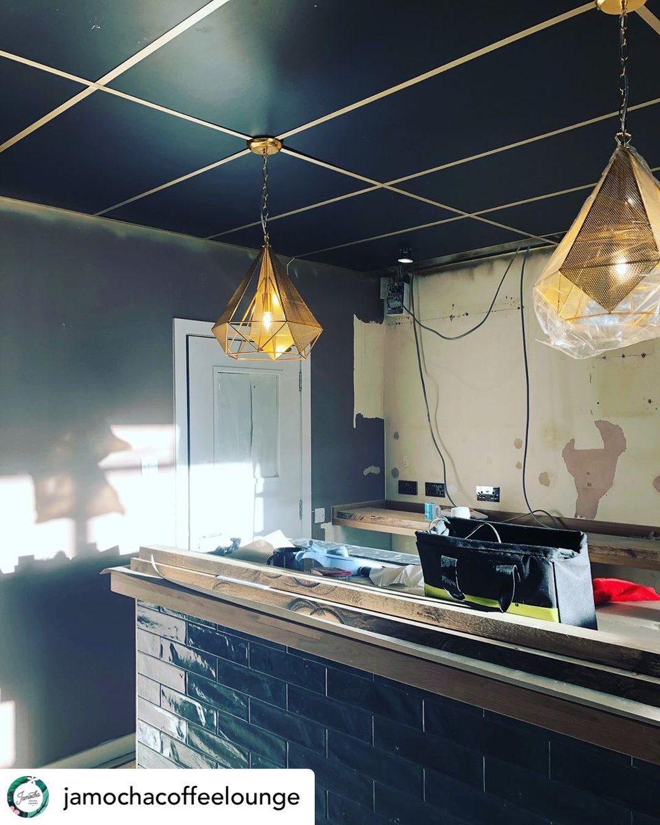 croftmyl's tweet photo. Our ceiling is going in, flooring tomorrow! The fun starts here. #coffeelounge #comingsoon #halifax #jamocha https://t.co/XyBmXUltZx