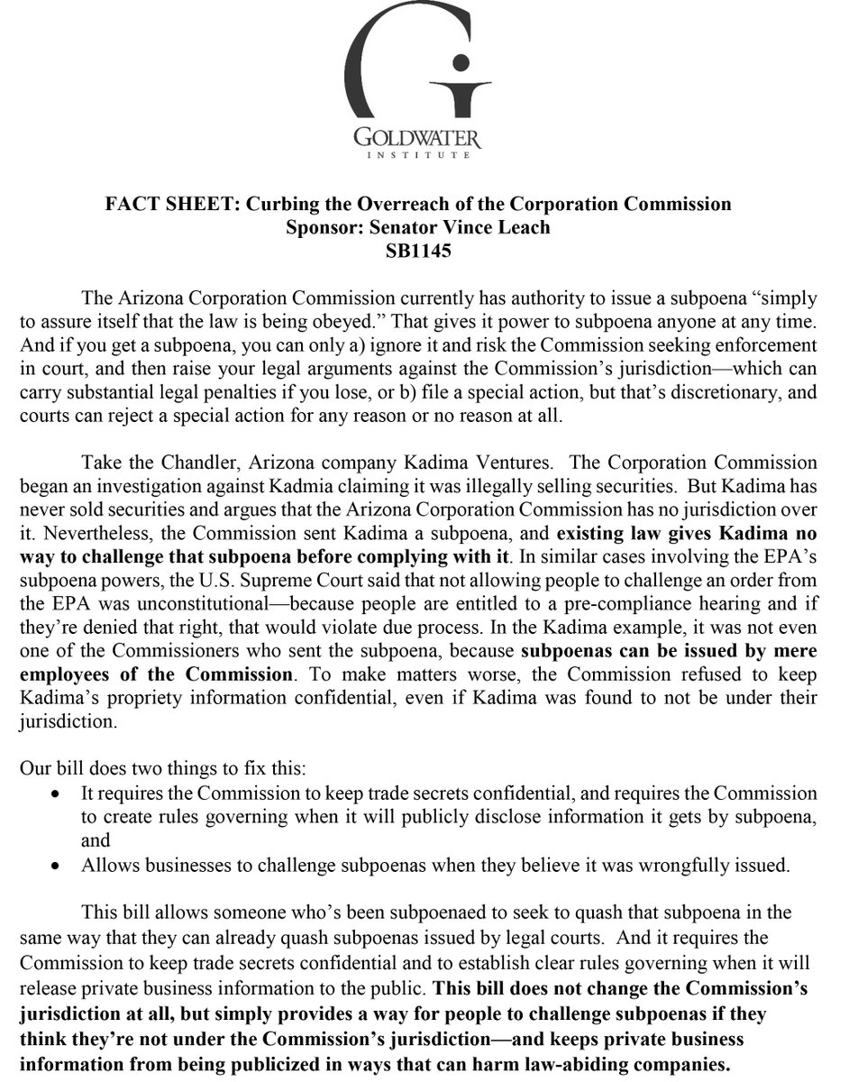 kadima_ventures's tweet photo. https://t.co/xGijMNxPYv supports bill SB1145! Contact your #AZ state senator to voice your support of due process with this important bill. https://t.co/OPSXn4UgGK