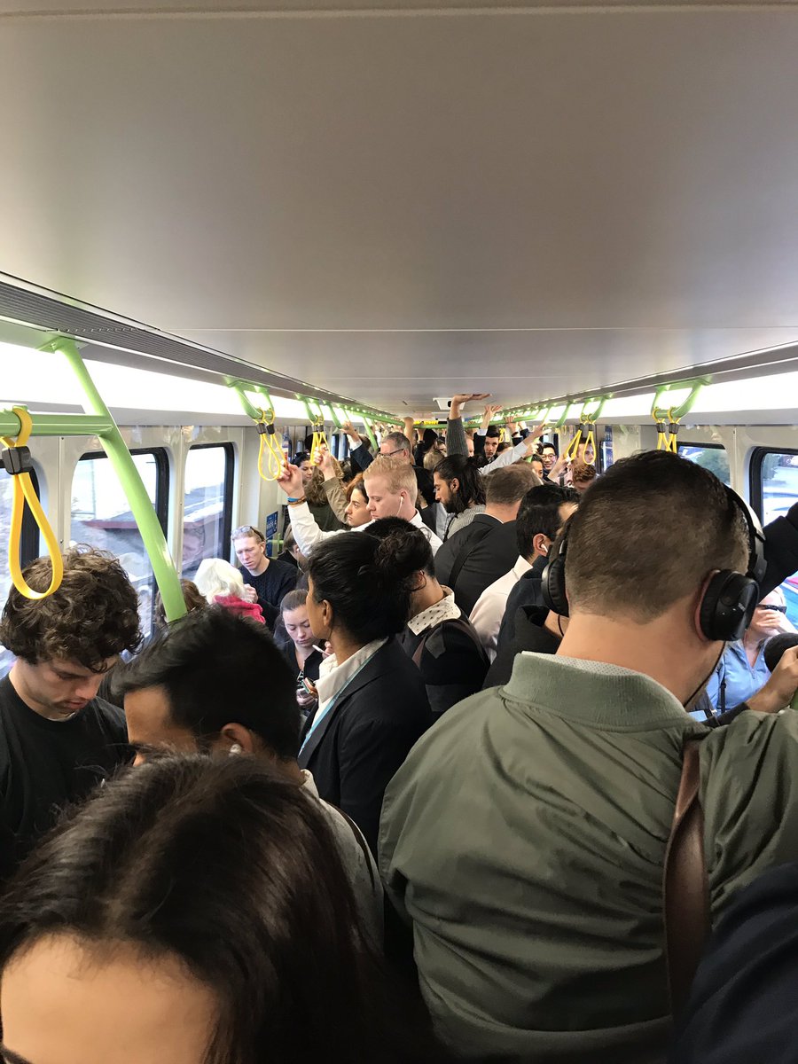 MickyHomsey's tweet photo. #MelbourneMetro what do you think of this? This isn’t acceptable public transport @DanielAndrewsMP @melbournemetro https://t.co/e2Zx3LxQo3