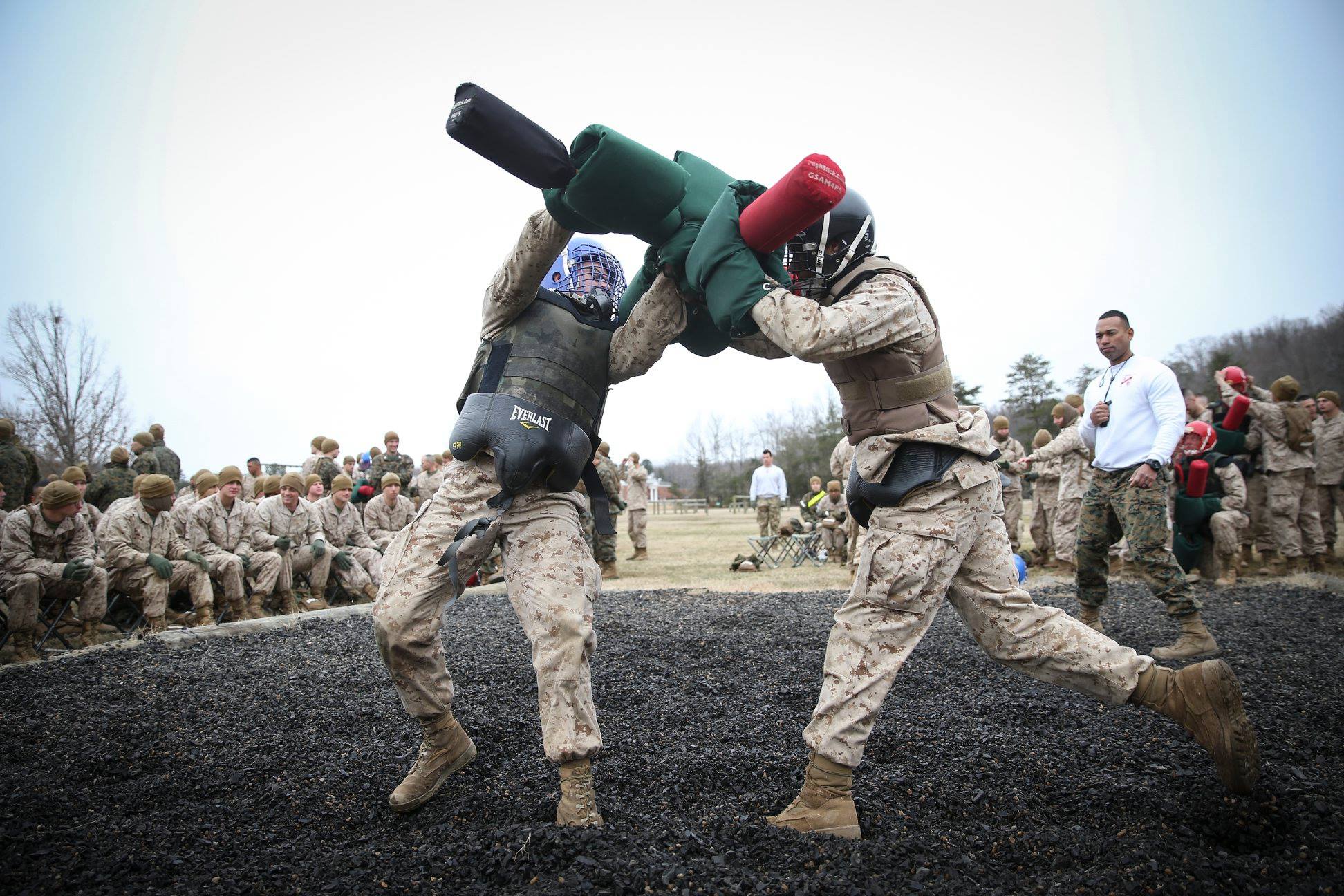 Pugil stick training