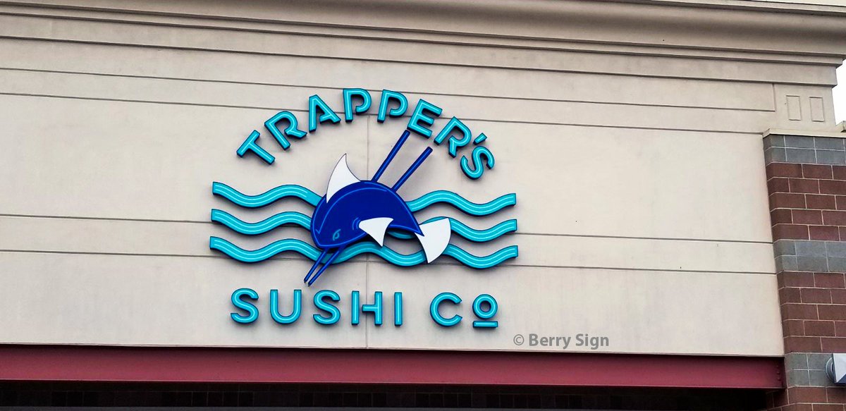 Completed the installation at Trapper's Sushi in Federal Way!
#trappersushi #signcompany #customsiganage #signage #customdesign #design #channelletters #federalway #illuminatedsign #faberication #installation #signinstallers #installers #berrysign #berrysignsystems #teamberry
