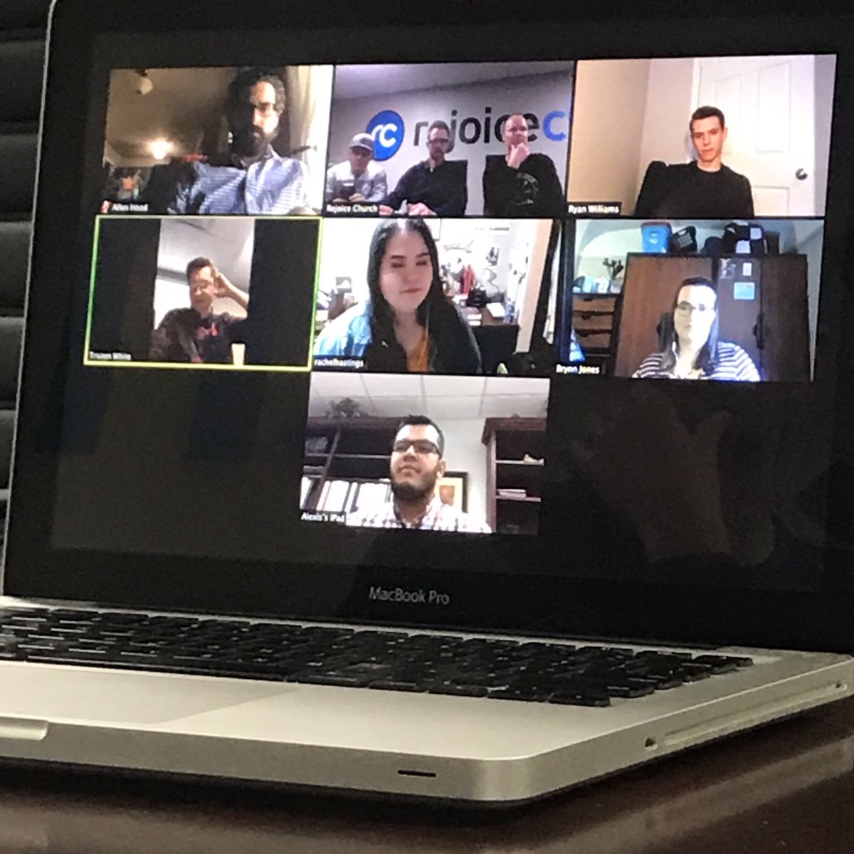 ccariker's tweet photo. So honored to get to meet our summer interns on a zoom call! Can’t wait to see the impact they make on @RejoiceChurch this summer! #oralrobertsuniversity #randallu #welchcollege #leeuniversity #letthearrowsfly https://t.co/yRImpDGl4g