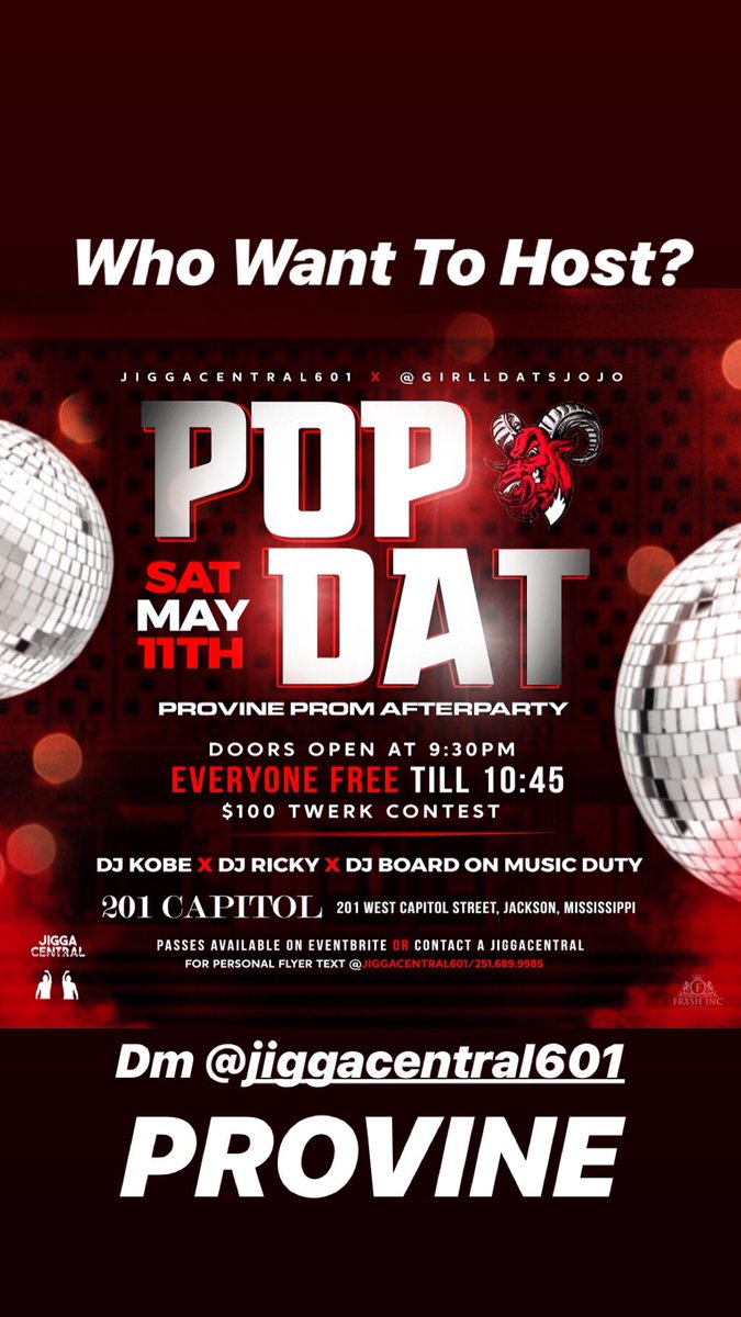 Jiggacentral's tweet image. ‼️SPREAD THE WORD &amp;amp; #Retweet To Save A Life🐥

For All Hostings/ FREE Entry Dm @jiggacentral601 or @girlldatsjojo 🗣🗣🗣 #WeNext #LitEventsOnly #Clinton #Natchez #leakecentral #Murrah #Provine #Lanier #NorthWestRankin #Raymond #Pearl #Terry