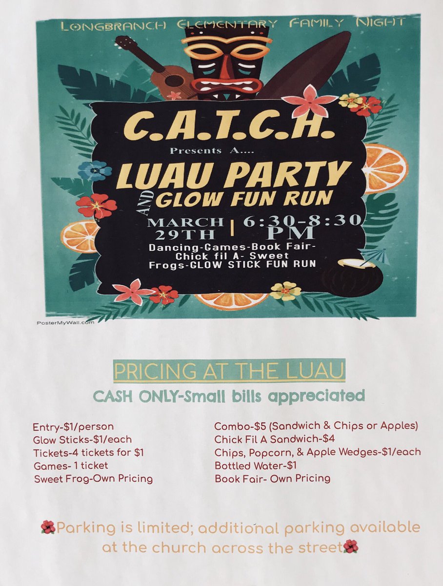 susancox70's tweet photo. The Luau at Longbranch is just days away😄. #MISDHappy @Longbranch_Elem #leadlovelearn https://t.co/CN0iKElg5n