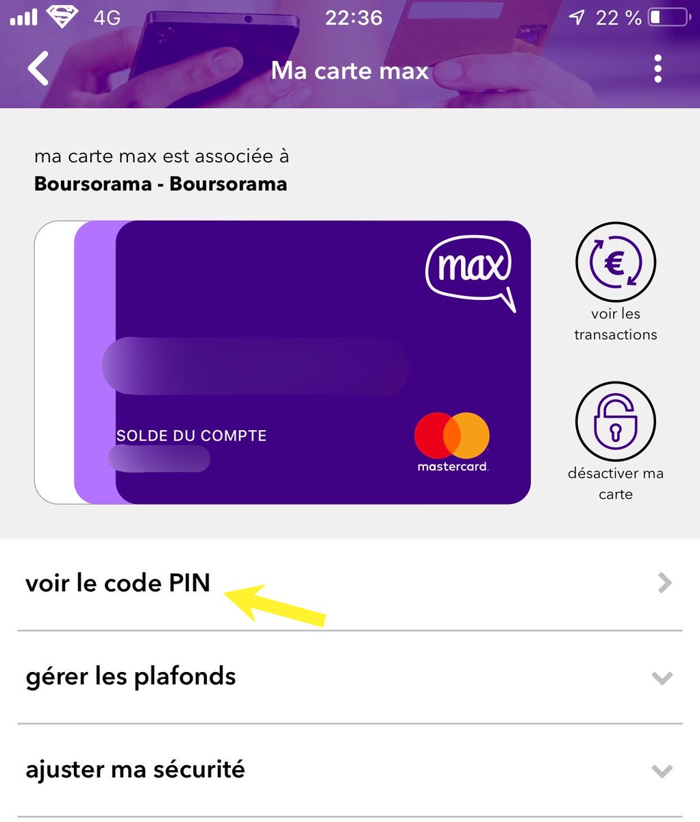 Pensez à mettre à jour votre application @aumaxpourmoi (dispo sur iOS et Android). Une nouvelle version qui apporte des visuels plus réel pour vos CB agrégées et la possibilité de retrouver votre code PIN en cas d'oubli directement dans l'appli 😁