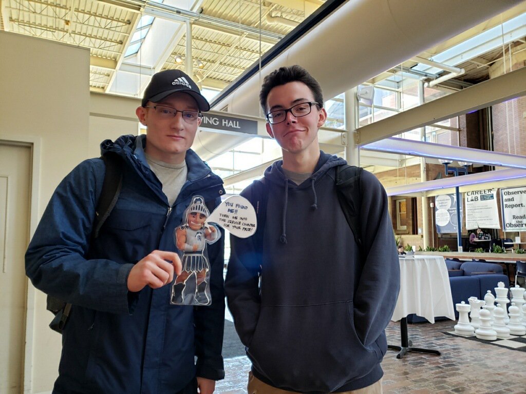 Yesterday Spartie Was Hanging Out In Our #WomensHistoryMonth Display and Was Recovered by  Nick Forbes.  We Wonder Where Spartie Is Today?! Keep Eyes Peeled On Our Instagram Stories For Clues The Rest Of The Week 🔍 #thwingcenter