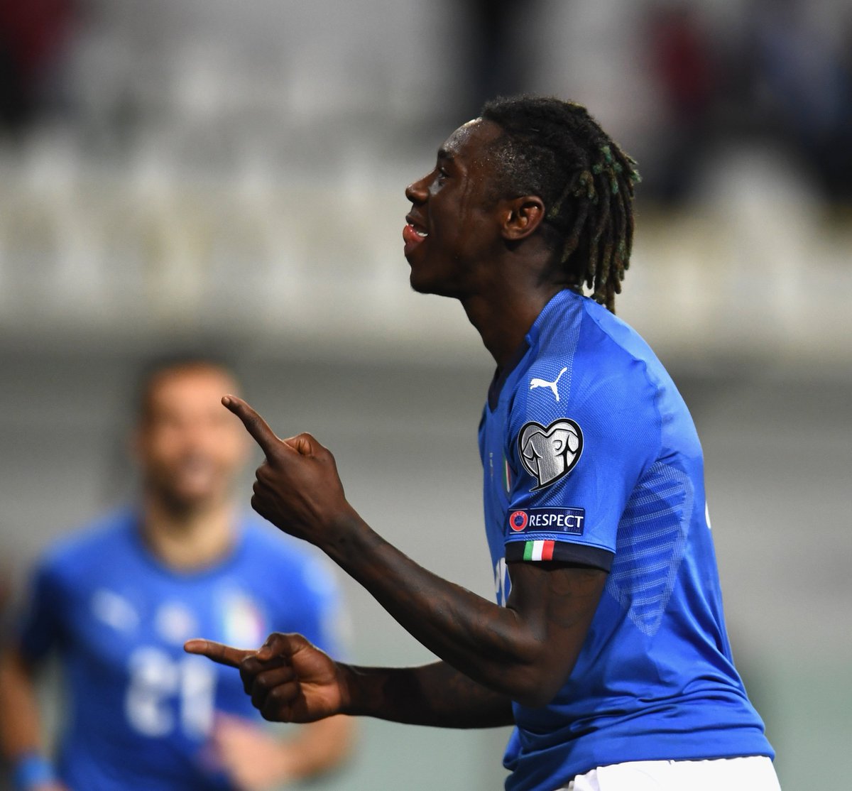 UEFAEURO's tweet photo. Moise Kean with the moves 🕺😎

#EURO2020 https://t.co/V79Opmn1HO