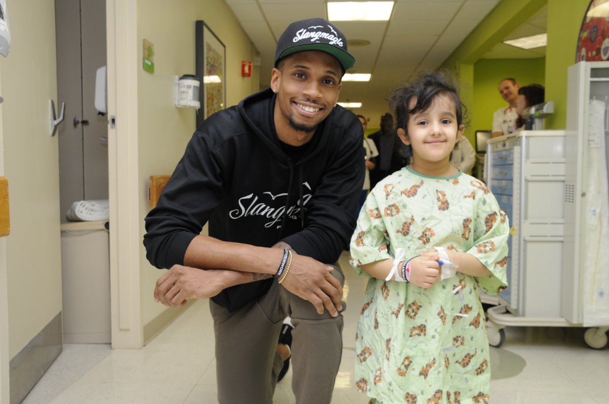 lenoxhill's tweet photo. .@MrLance42 is the @nyknicks captain b/c of his leadership skills. Today we were grateful to have him visit our pediatric unit &amp; motivate some our tiniest patients. They may not be slam dunking at @TheGarden anytime soon, but their days were made brighter thanks to #42! https://t.co/KYUZVIDXFo