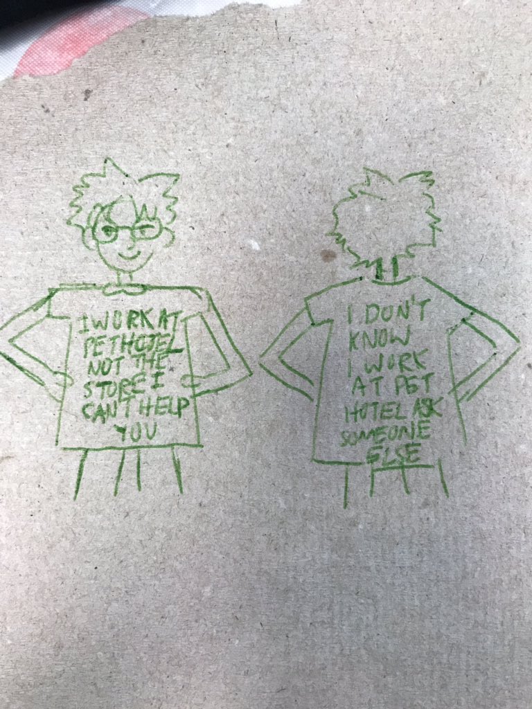 I designed new shirts for my work!!! Took a lot of effort and time, let me know what you think! 