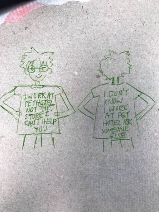 I designed new shirts for my work!!! Took a lot of effort and time, let me know what you think! 