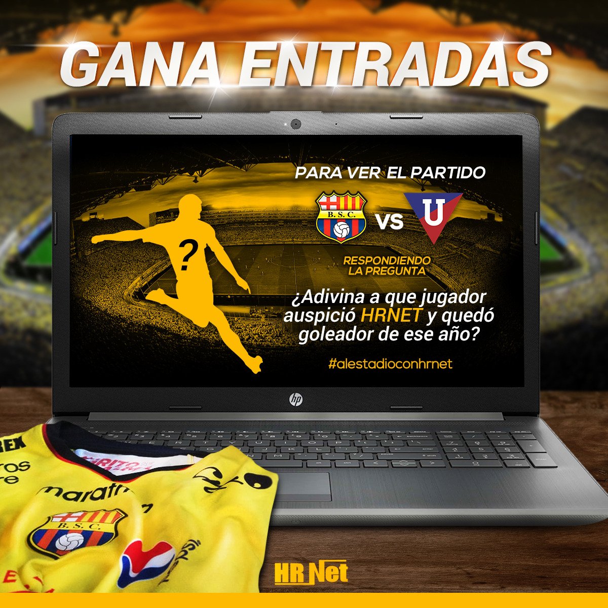 hrnetsa's tweet photo. Participa y GANA 🤩 entradas para el partido #BarcelonaSC vs #Liga  este sabado en el Estadio Monumental 👉#alestadioconhrnet 
Visita nuestra pagina de Facebook y sigue los pasos para poder participar. https://t.co/PEZ3pVcg3Q