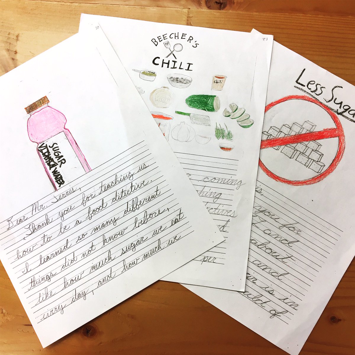 PureFoodKids's tweet photo. Our favorite thing! Letters from new food detectives sharing what they learned in our workshop. #beechersfoundation #fooddetectives https://t.co/2IGBrLfKJP