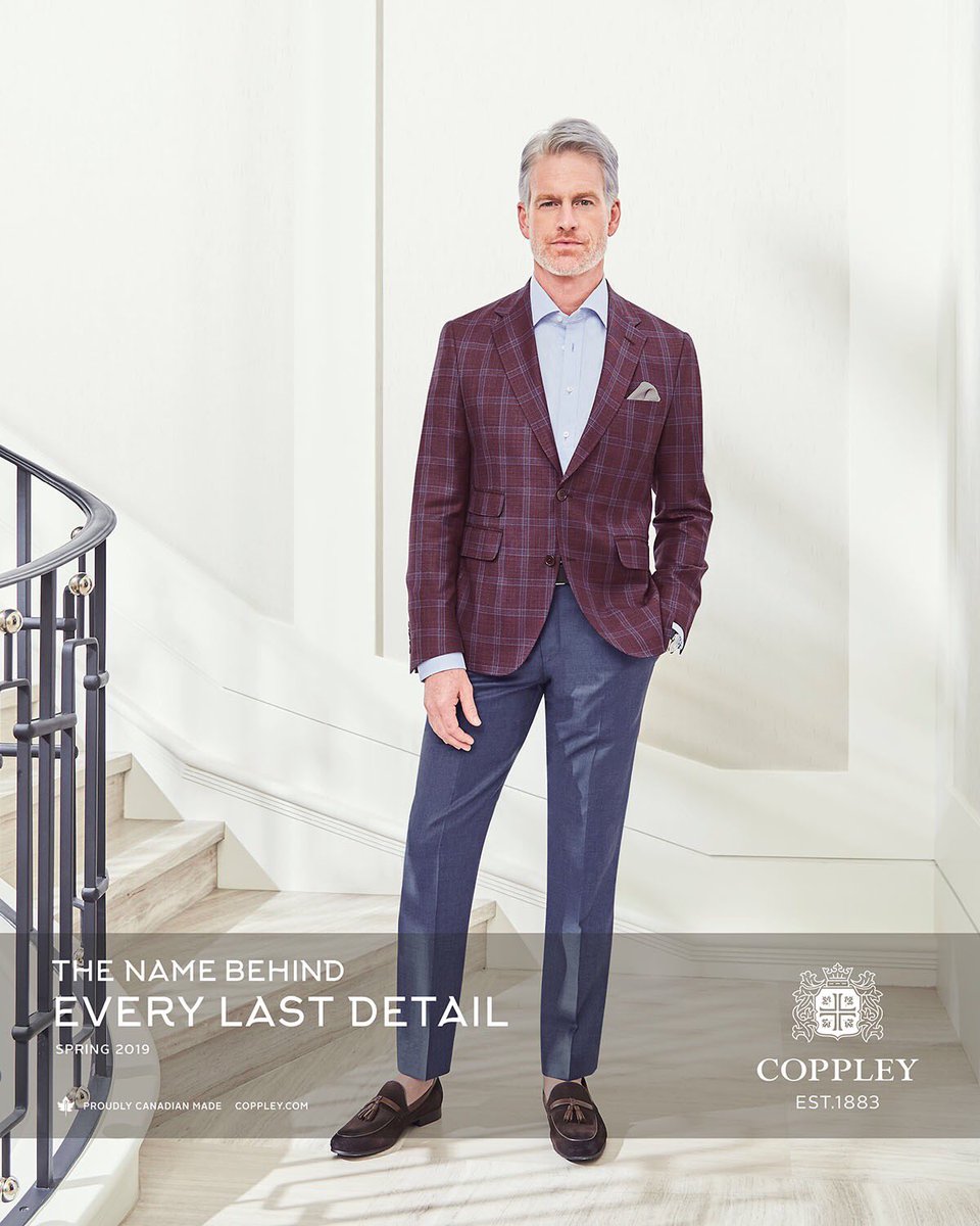 COPPLEY <Custom Tailoring and Ready-to-Wear> EVENT!
From Monday, March 25th to Sunday, March 31st receive 15% off all products by @coppleyLTD / Join us for the main event on Saturday, March 30 9am-6pm. Catering by <a href="/FrancobolloTO/">Francobollo</a> &amp; #GervaisRentals
