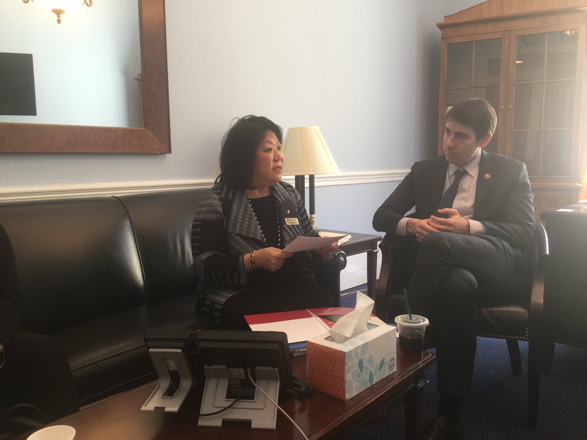 stan_state's tweet photo. .@PrezJunn meeting with @RepJoshHarder during #CSUHillDay to discuss support for #highereducation #StandWithCSU https://t.co/ZI8cfqWPoF