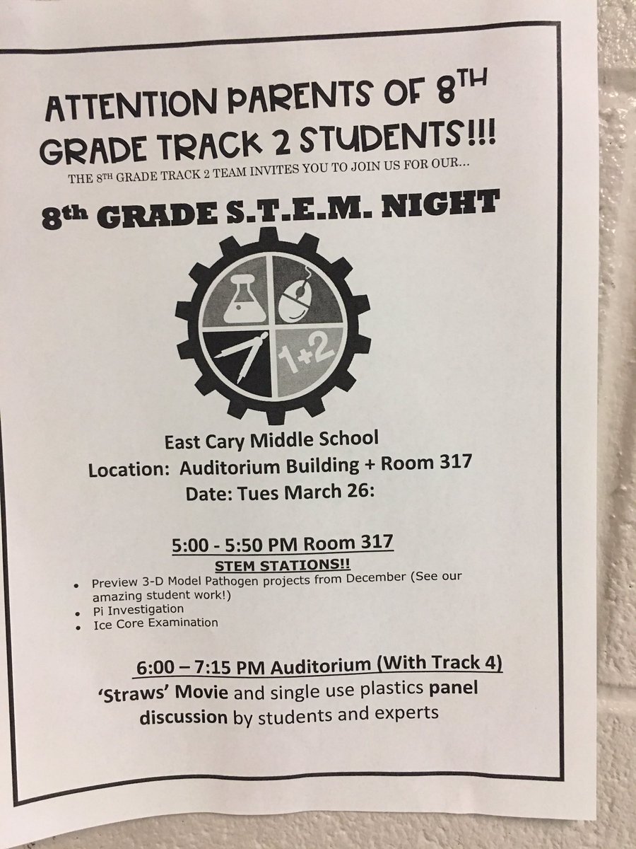 mlopez8science's tweet photo. STEM night happening @eastcarymiddle https://t.co/OKYgycWC9R
