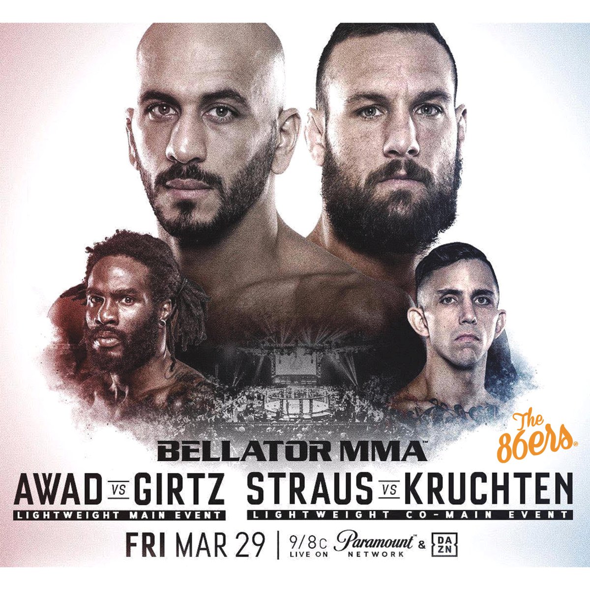the86ers_brand's tweet photo. Nearly every weekend #the86ers have something going on. This weekend, tune in to our #fighter @SAADMMA  #bellator219
Have your fight gear?
https://t.co/HGXGge7beZ
#the86ersbrand #mma #bellatormma #mma #fightnight #paramountnetwork #dazn #saadawad 
@paramountnet @BellatorMMA https://t.co/YvIo1czwEd