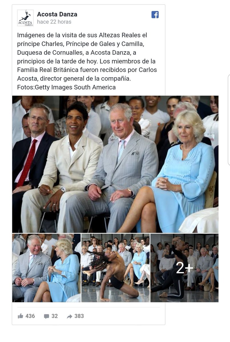 marlenfuerte's tweet image. La realeza de Inglaterra visitan La Habana #Cuba #cibercuba #marlenfuerte #carlosacosta
👇👇👇👇👇👇
facebook.com/16514544318072…