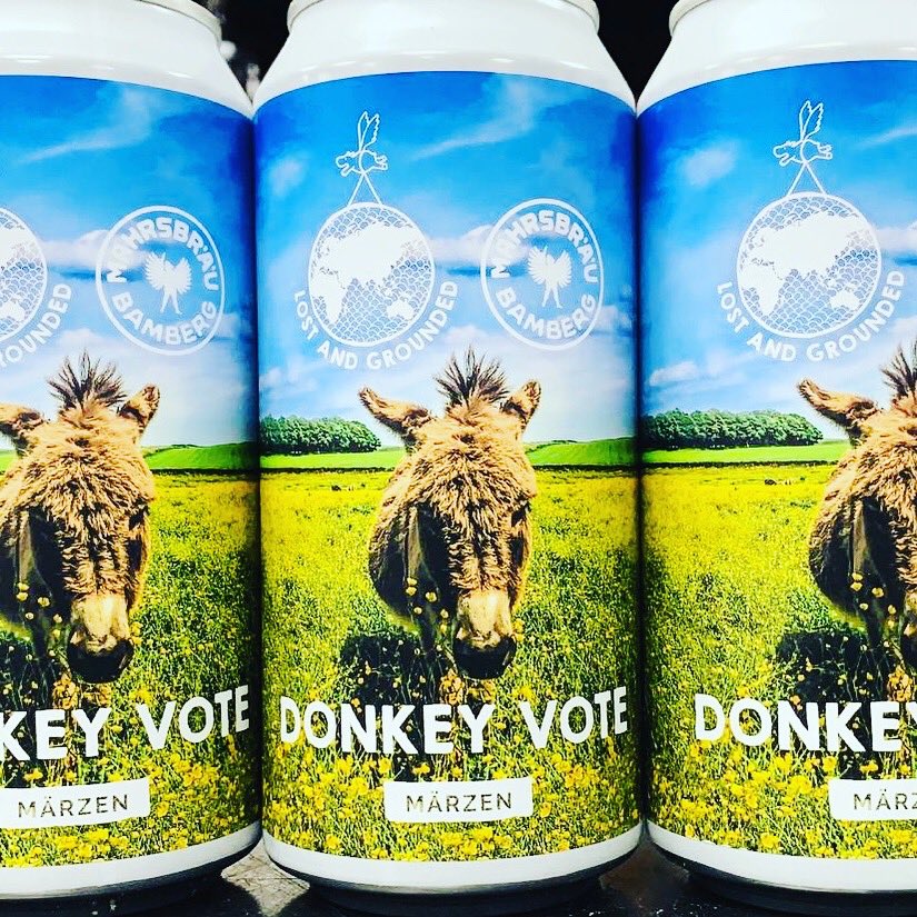 SimplyBurntwood's tweet photo. New in from @lostandgrounded - Donkey Vote Märzen. A #Märzen, the predecessor to the original #Oktoberfest-style beers: the #malty and #biscuity character from huge whacks of #Munich and #Vienna #malts #craftbeer #thelocal https://t.co/XrN8cQfqjk