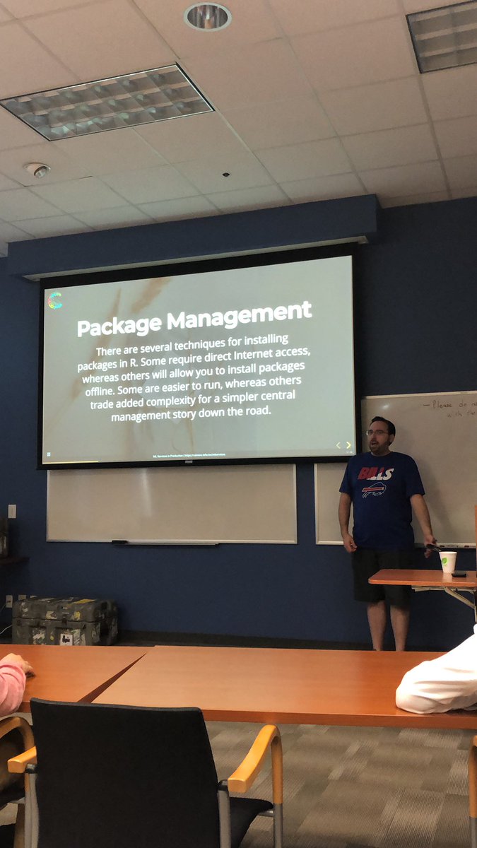 ceedubvee's tweet photo. Showed up at this month’s Triangle @msdsug meeting to learn about deploying SQL Server ML Services, and Kevin made us his beta test subjects. #TriPASS https://t.co/KbunG4gs8h