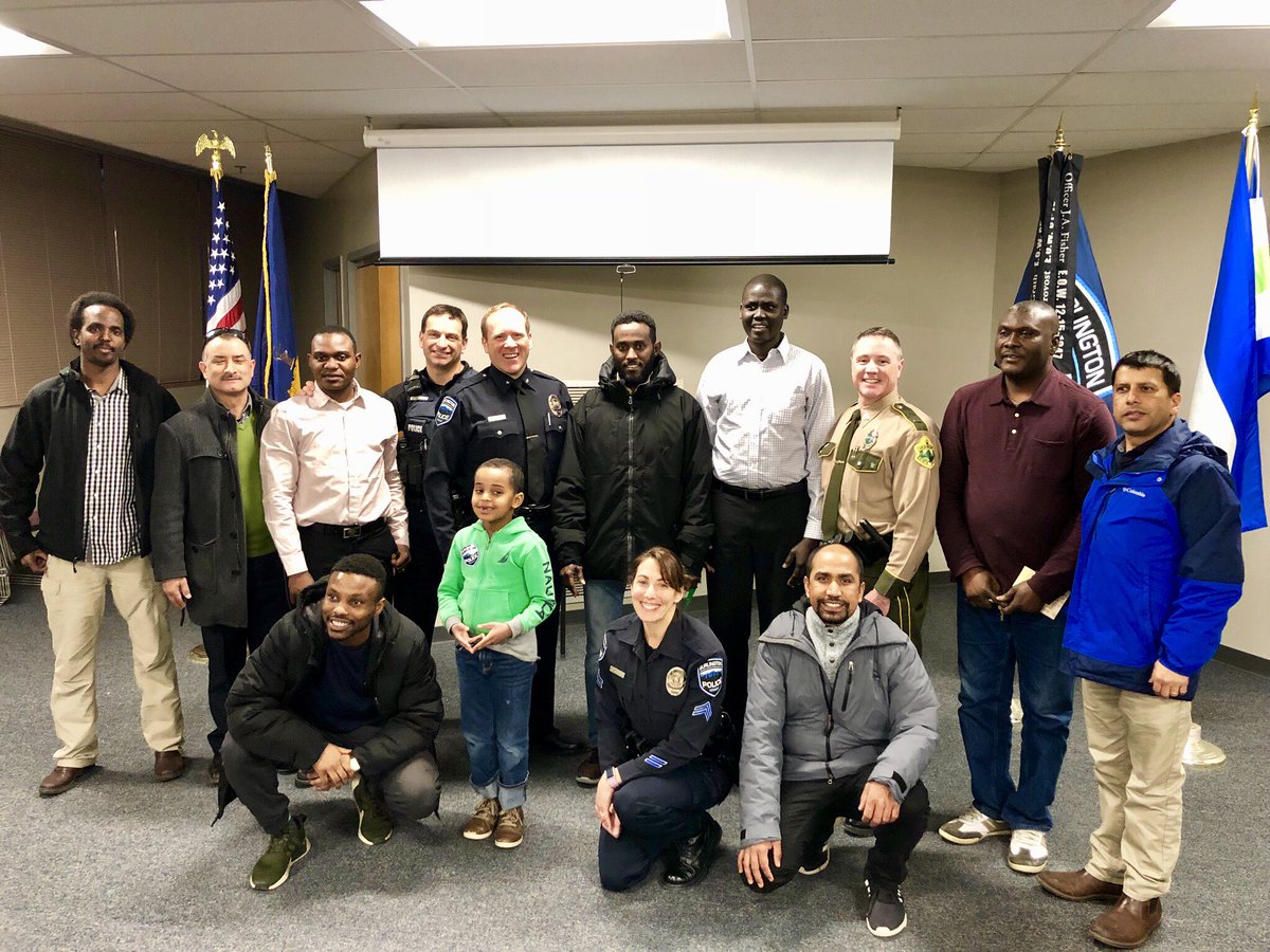 Introducing our first meeting with @VTStatePolice own @VSP_Garry and  @OneNorthAvenue own DP @voxcustodes, Officer BD and Officer CE with #Sudanese, #Nepali, #Somali, #Burundian &  #Congolese Community leaders in #BTV, #VT last night. @Sudfundvt #CommunityEngagment!
PROUD of #VT.