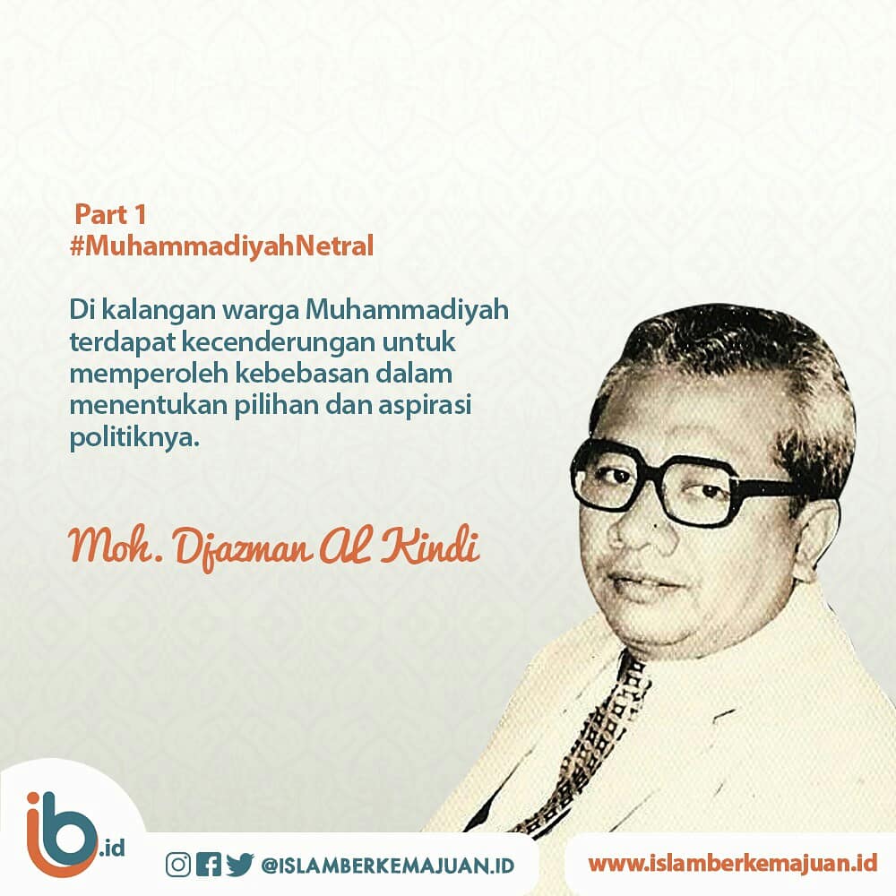 IBTimesID's tweet photo. #MuhammadiyahNetral

Di kalangan warga Muhammadiyah terdapat kecenderungan untuk memperoleh kebebasan dalam menentukan pilihan dan aspirasi politiknya. @HaedarNs @PojokHaedar @muhammadiyah https://t.co/ajed1SOEfo