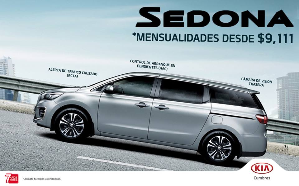 KiaCumbres's tweet photo. Ya no temas por estacionarte en una pendiente pronunciada. La #KIASedona cuenta con sistemas de seguridad diseñados para este tipo de situaciones.

Puede ser tuya desde $9,111 mensuales.

Consulta términos y condiciones en: https://t.co/XEGEyMXU2z https://t.co/6GhLZoDC43
