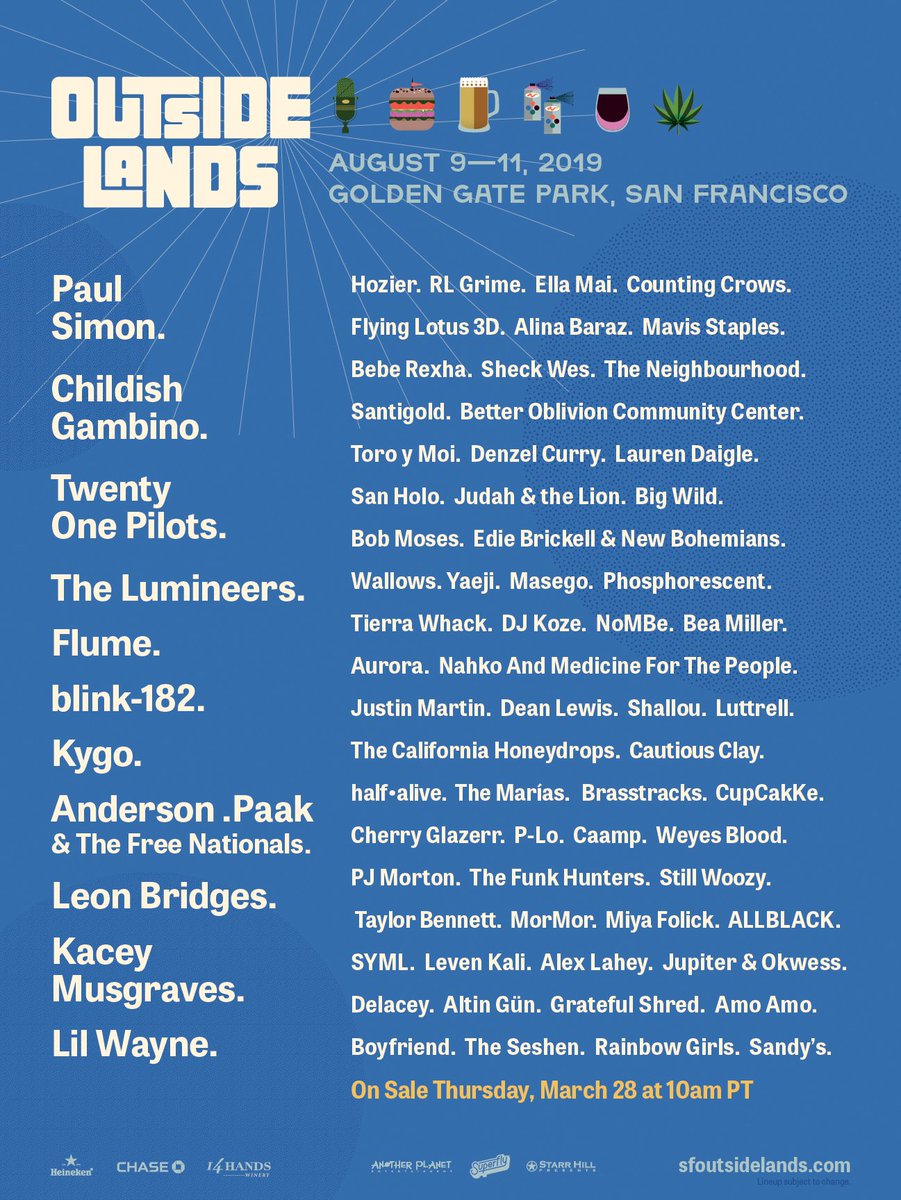 thelumineers's tweet photo. More festivals this summer! This time we're coming to @sfoutsidelands in San Francisco and couldn't be more excited. Tickets go onsale this Thursday, more info here: https://t.co/PDwDzB45Ci https://t.co/nWwJ5wKds6