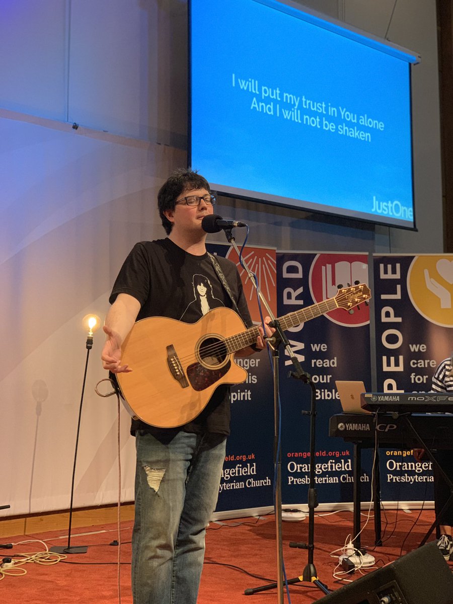 MitchBelfast's tweet photo. What a wonderful night of worship and #prayer for #JustOneBelfast. The Holy Spirit moved and ministered in a powerful way as five churches united for mission. 
Thanks to @OPCChurch for hosting us.
@JustOneStadium @CrownJesus @willowfieldpc @Nbredabaptist @UTbelfast @cfcbelfast https://t.co/h2rC2atnO7
