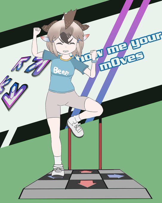 11話ロードランナーちゃんの謎ダンスが可愛かったのでついトレス 