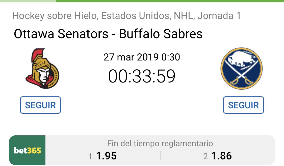 EASYBETS_'s tweet photo. ➡️TIP A LAS 00:30

➡️NHL

➡️OTTAWA SENATORS HA -1.5

➡️CUOTA 3.65

➡️STAKE 3

🌟FAV O RT SI LO SIGUES! https://t.co/VqqzM7Eh7G