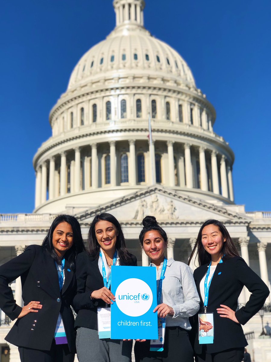 LibertyUnicef's tweet photo. One of our favorite days was advocacy day, where we got to meet with our congressmen and advocate for UNICEF! 📢💬🎉 #unite4children https://t.co/5ZawsgUMgc