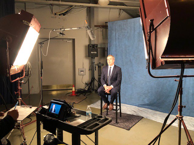 LEADSanDiego's tweet photo. "The best leaders combine personal humility with professional will. When I think of a leader, I think of Dr. Karen Haynes." - @Markcaffertysd at #leadvisionary awards video shoot. Dr. Haynes of @csusm will be honored for lifetime achievement June 6! https://t.co/1df1g6vktc