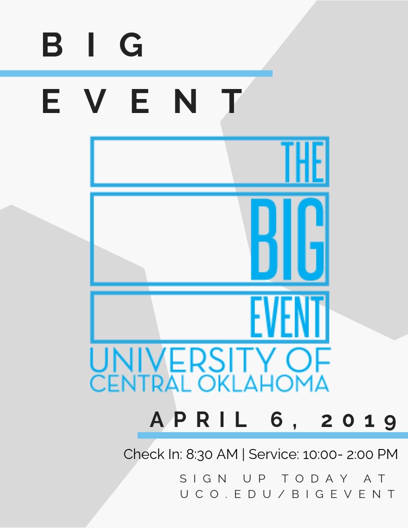 UCO Big Event tweet media