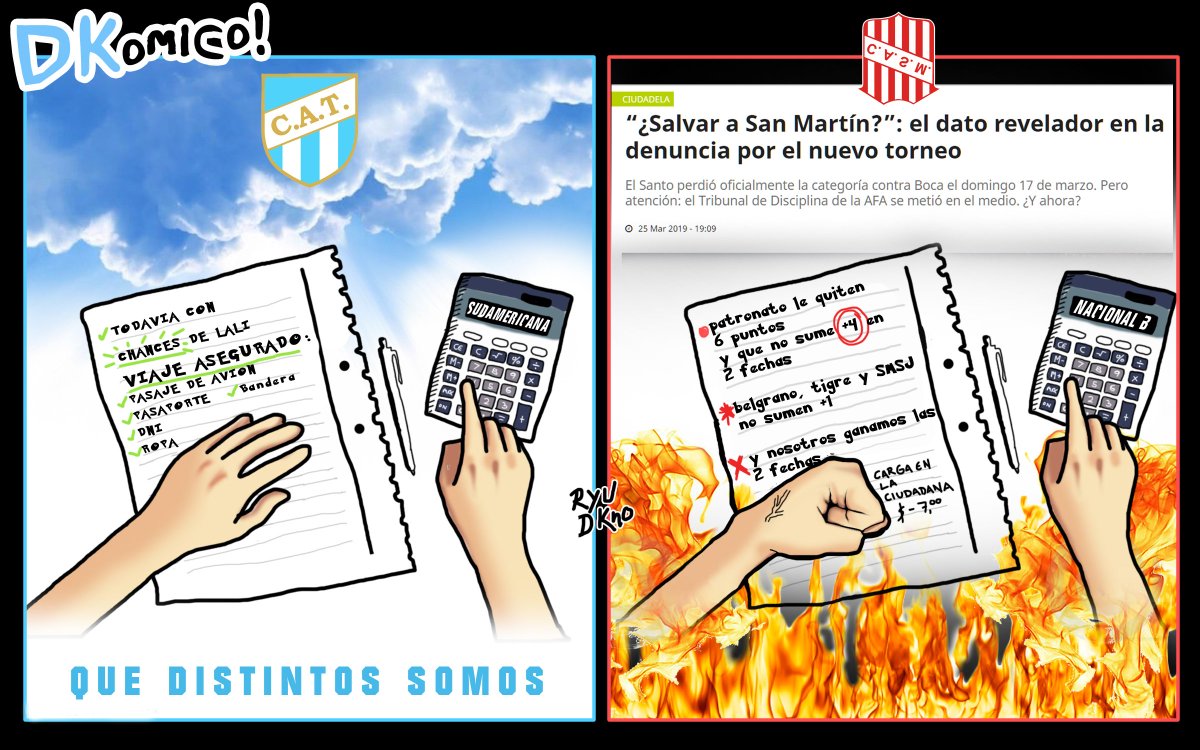 DkomicoOficial's tweet photo. Nosotros tan internacionales, ellos tan nacional B.
La quita de puntos a los demás clubes no va a cambiar el 9no.
👻👻👻
#NacionalB #SuperLigaArgentina #TribunalDeDisciplinaAFA #Futbol #Humor #TermoDeAscenso https://t.co/V3x4I99Ddi