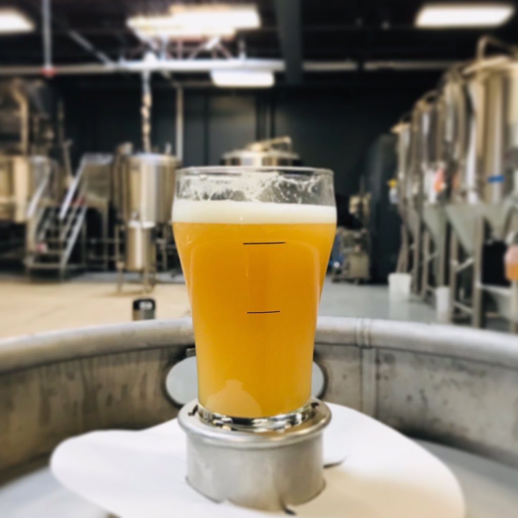 Final QA on our next Pale Ale to release later this week. It’s a tough job but we taste each beer throughout the fermentation process to make sure it is the beer that we want you to drink! #qualityiskey 
#astrolabbrewing #silverspringmd