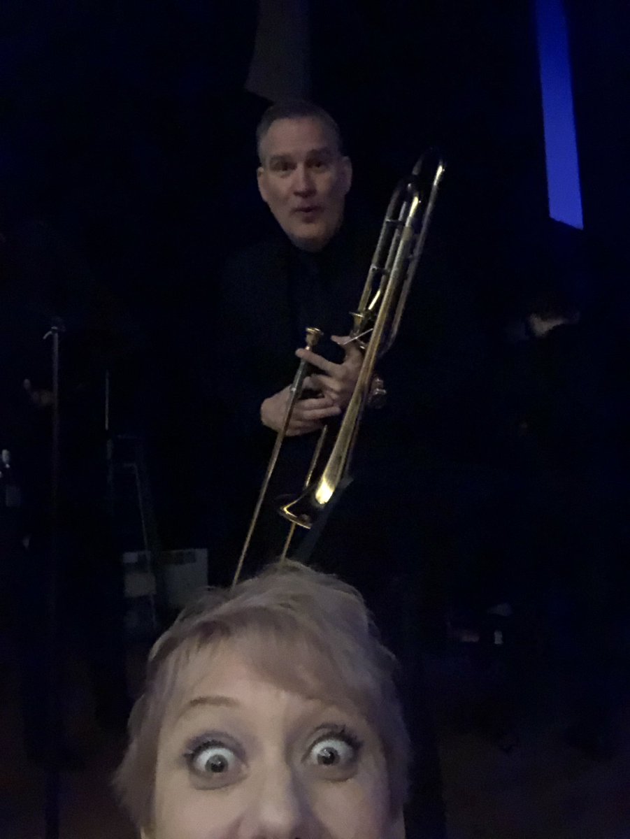 Backstage at the music teacher showcase with Some great musicians and educators. #cysdmusic